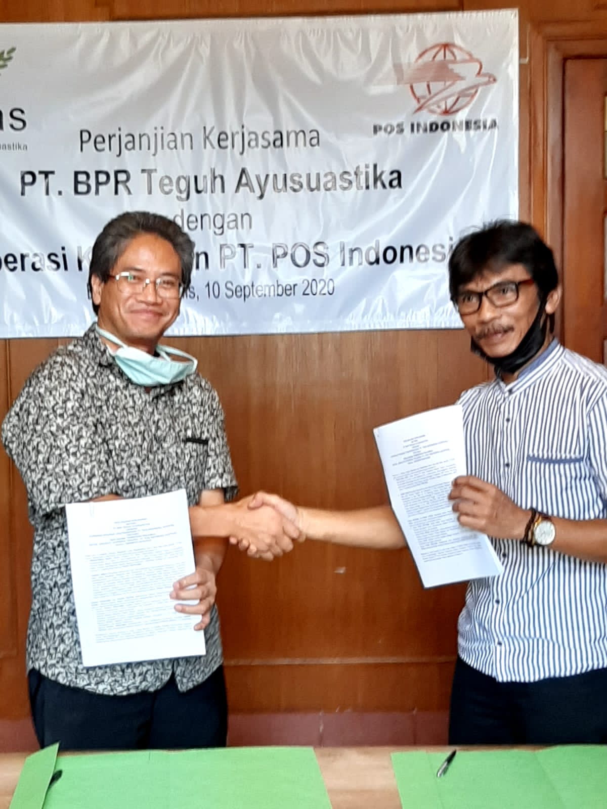 Penandatanganan Kerjasama dengan Koperasi PT. POS Indonesia